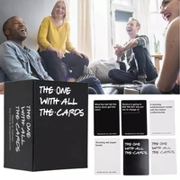 drinking game the one with all the cards buzzed game friend tv box against friend board toys for adults trivia quiz party game