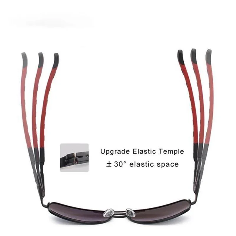 Солнцезащитные очки AORON мужские с прямоугольными линзами поляризационные в