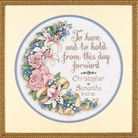dim03892home fun cross stitch kit package greeting needlework counted kits new style joy sunday kits embroidery