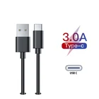 Кабель USB Type-C для Vivo G1 150, Y30, V19, Apex 5G, Z6, MOTO G Pro, G8, 2020 см, 2 м, 3 м, с функцией быстрой зарядки, мобильный телефон кабелей