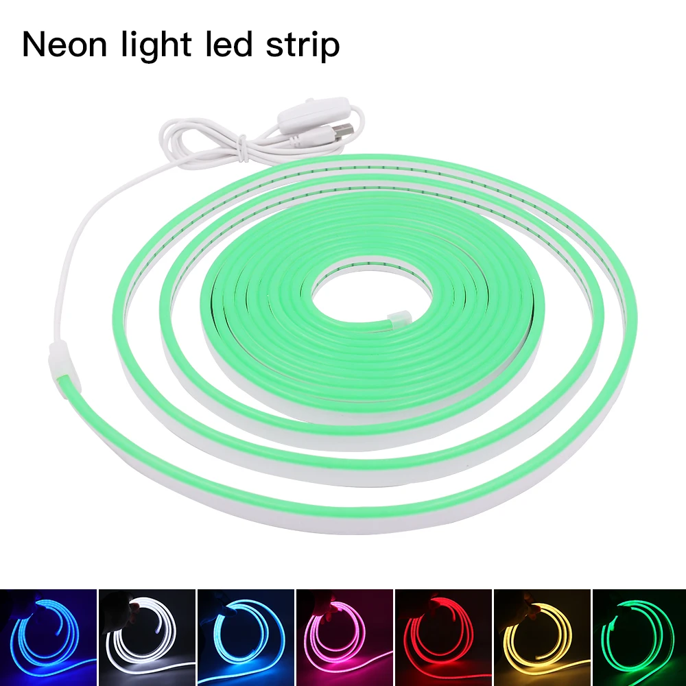 Светодиодная неоновая лента с выключателем 6 х12 мм 5 в постоянного тока |