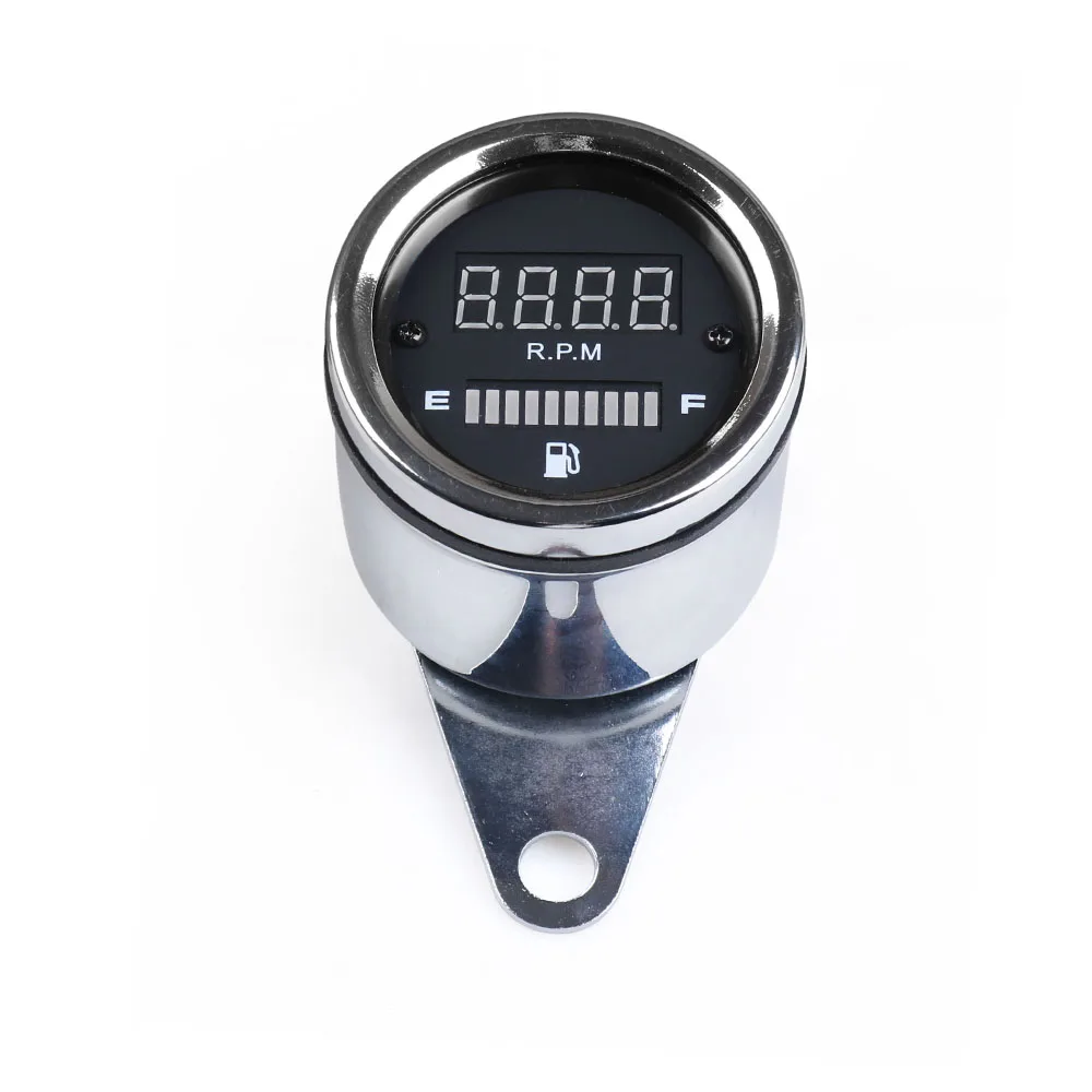 Тахометр мотоциклетный 2 в 1 водонепроницаемый измеритель уровня топлива с