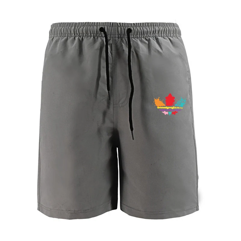 

2021 New Summer Men Shorts Fitness Quick Dry Printed Harajuku Mesh Pocket Casual Shorts Beach Fashion Hip Hop Sweatpants Joggers