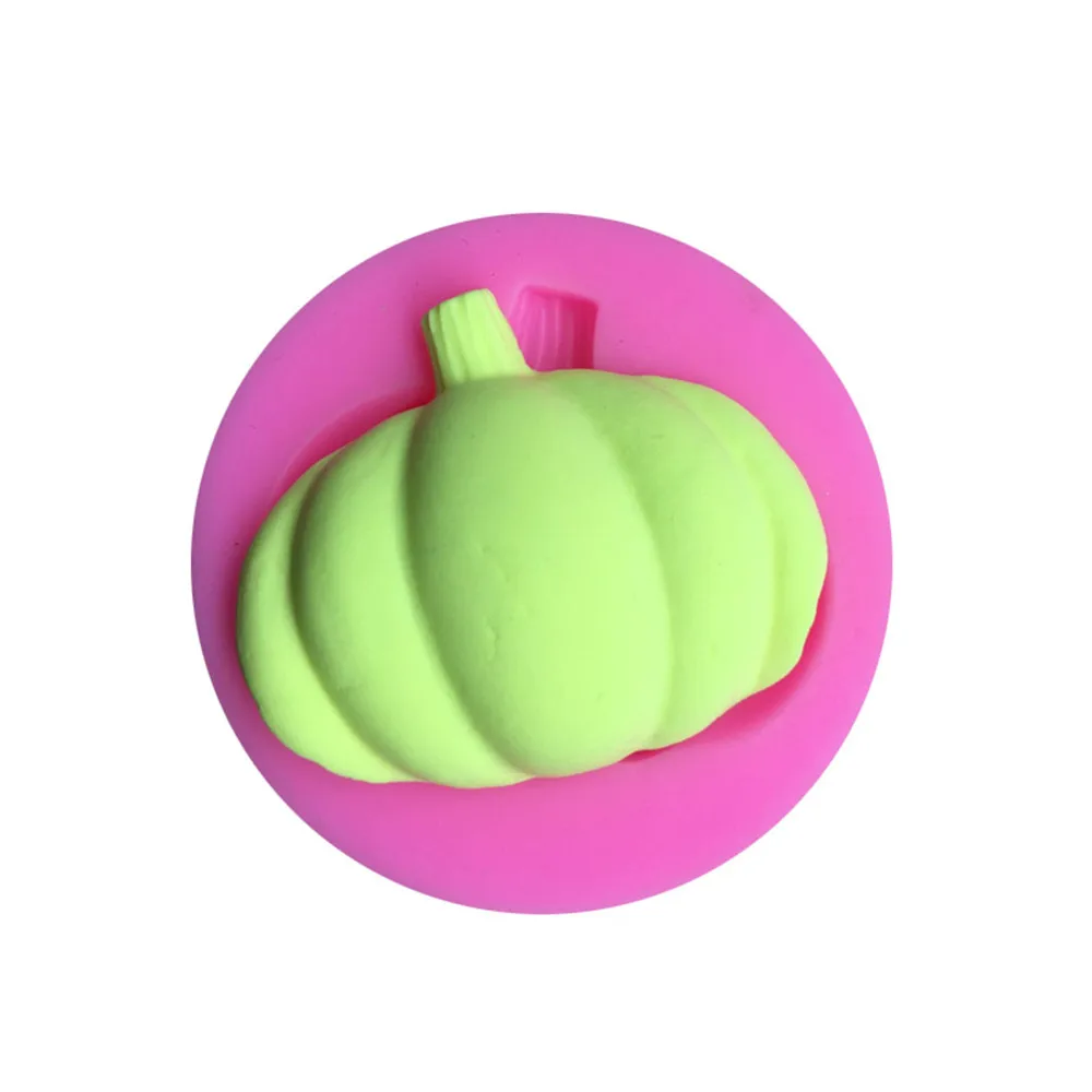 

3D Pumpkin Silicone Mold Cookie Cupcake Baking Molds Fondant Cake Decorating Tool Candy Chocolate Gumpaste Moulds