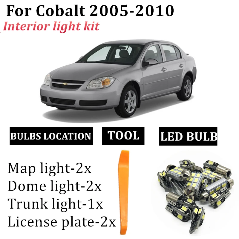 Автомобильные светодиодные лампы Интерьер светильник комплект для 2005 2006 2007 2008 2009