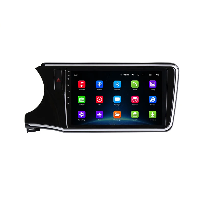 10 1 &quot2.5D IPS экран Android автомобильный DVD мультимедийный плеер GPS для HONDA CITY 2014 2015 2016
