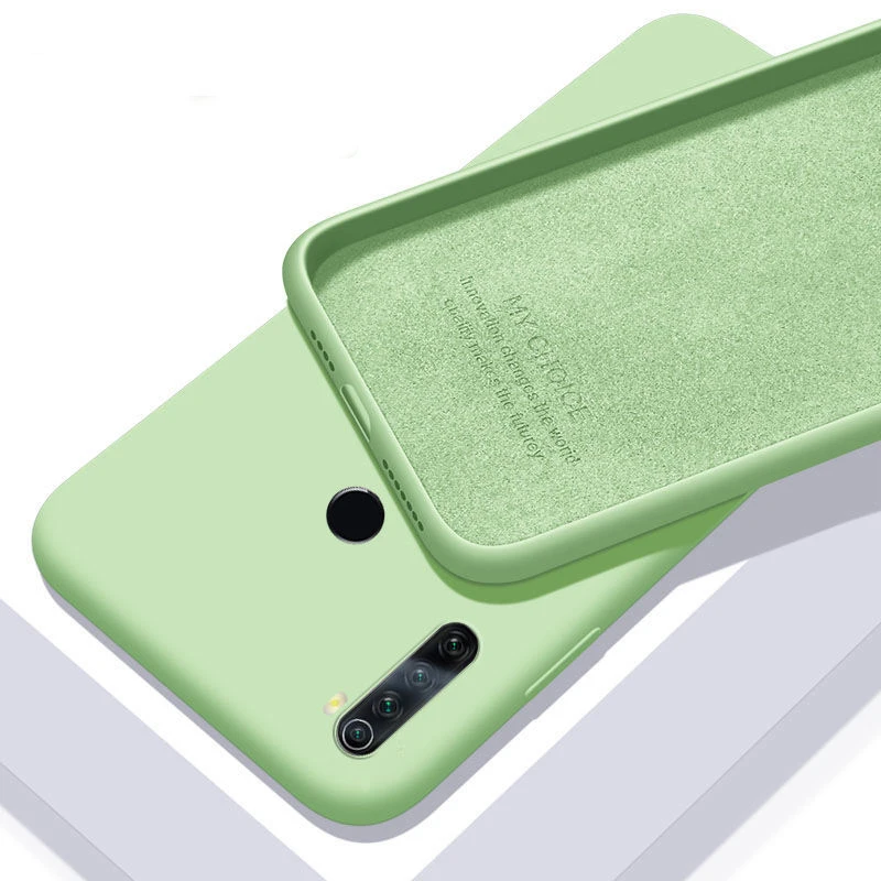 Чехол для Xiaomi Redmi Note 8T мягкий тонкий чехол из жидкого силикона защитная задняя