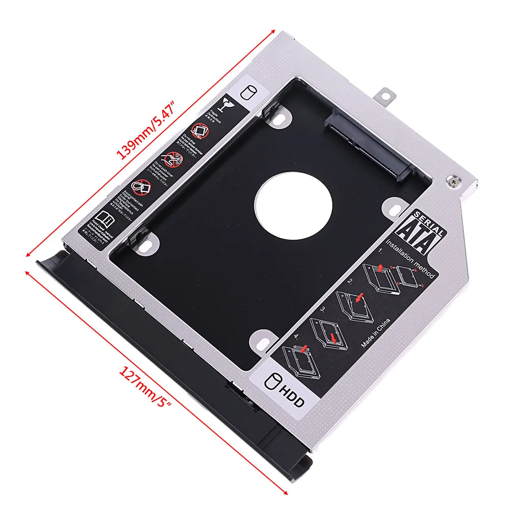 New 2nd SSD HHD Hard Drive Caddy Tray Bracket for Lenovo Ideapad 320 320C 520 330 330-14/15/17 Au08 19 Dropship