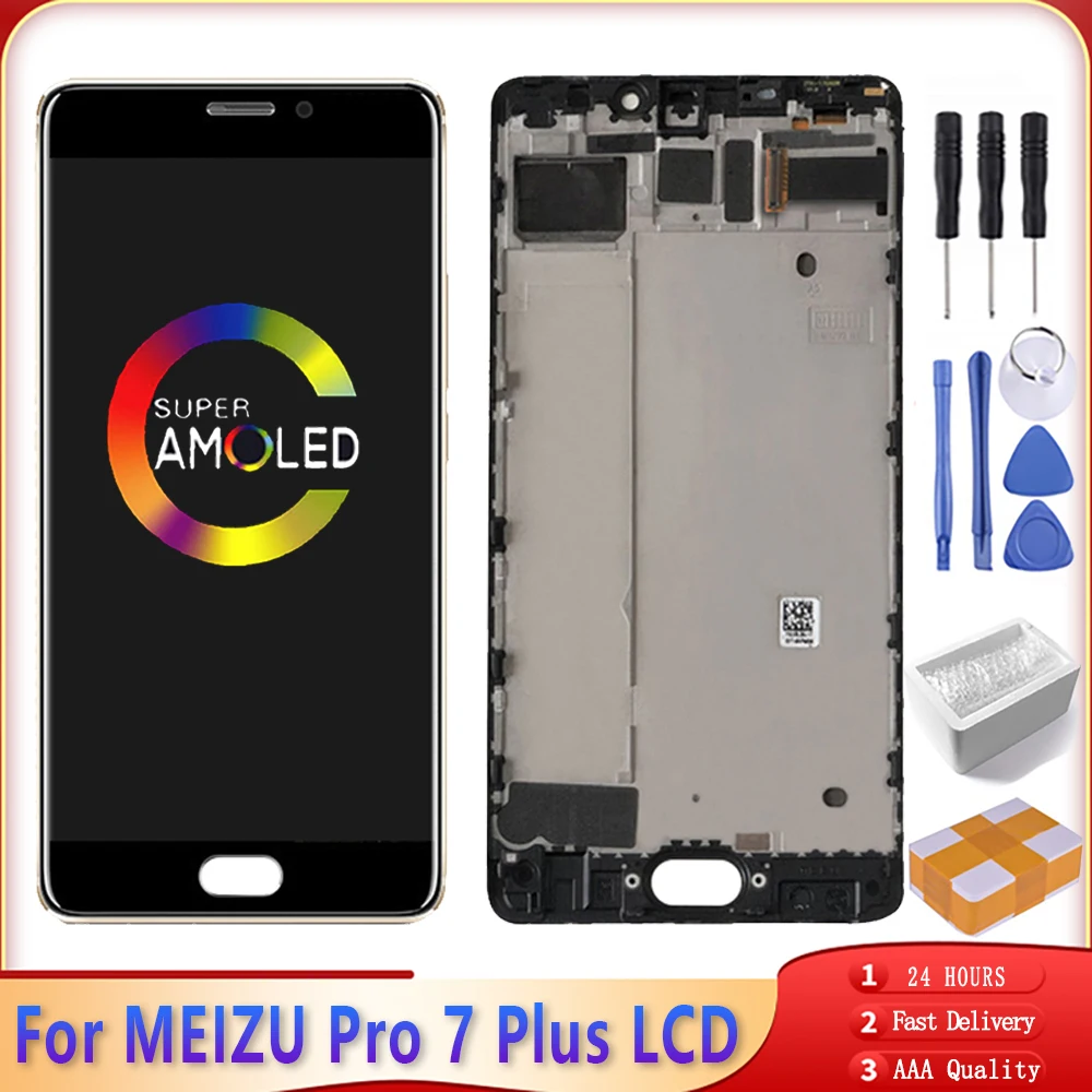 5 7 &quotоригинальный активно матричные осид ЖК дисплей Замена для MEIZU Pro Plus