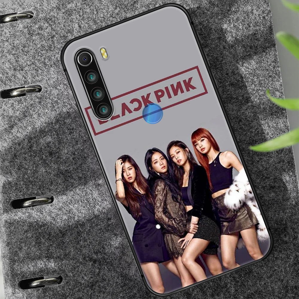 

Blackpinks KPOP Girl Phone Case Cover Hull For XIAOMI Redmi 7 7a 8 8a 9 10X NOTE 6 7 7s 8 8t 9 9s Pro Max black Prime Pretty