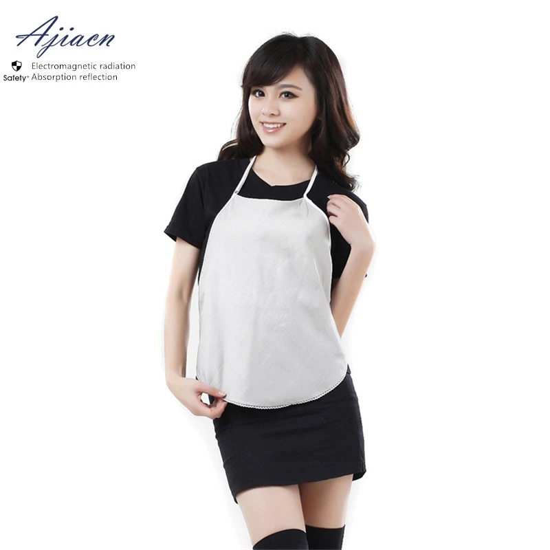 Прямая продажа анти-электромагнитное излучение серебро 50% волоконный фартук go to