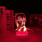 3D светодиодный белый базовый ночник аниме Темный дворецкий лампа для детской спальни Декор Светильник детский подарок на день рождения настольная лампа Темный дворецкий