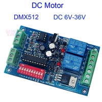 new dc motor controller 6v 36v dmx512 decoder relays switchdmx512 3p dc motor dimmer 3a max motor type mm not stepper motor