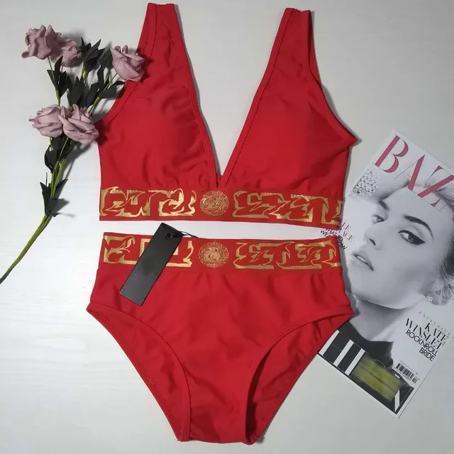 

2021 luxury brand Women's Swimsuit fashion Two Pieces Swimsuit Designer Sexy Beach Bathing Suit 2202