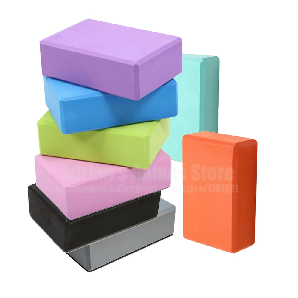

Блоки для йоги высокой плотности EVA блок для йоги для фитнеса дома доска-кирпич 23*15*7,5 см