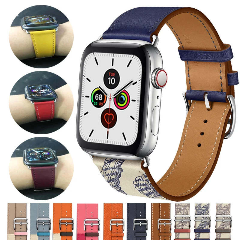 Ремешок для Apple watch ремешок 42 мм 38 один тур кожаный браслет correa наручный Iwatch series