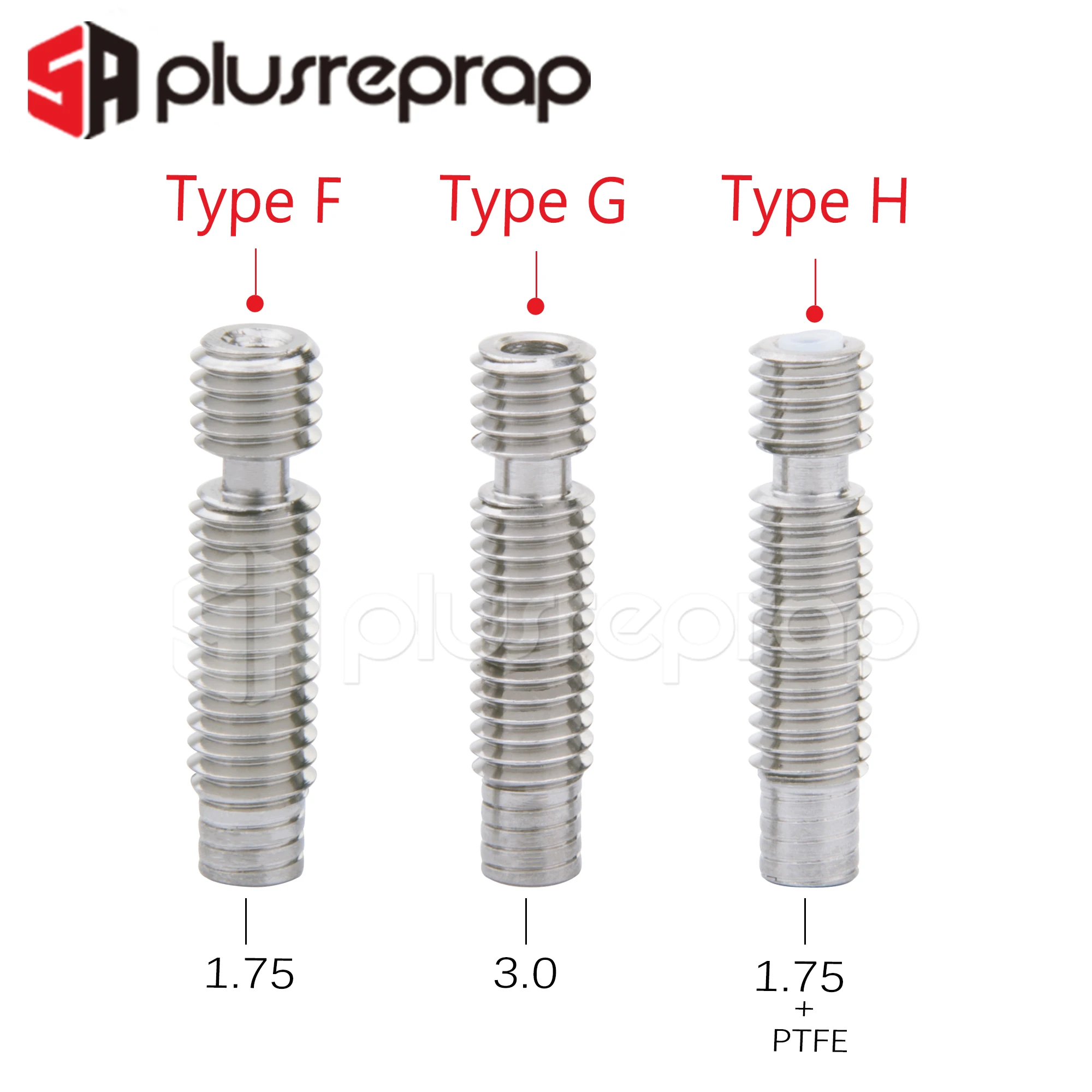 Терморазрыв для 3D принтера V6 Боуден Уэйд из нержавеющей стали 1 75/3 00 мм|Детали и