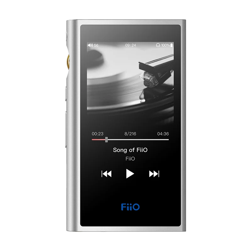 Silver FiiO M9 Портативный Аудио плеер высокого разрешения AK4490EN* 2 Поддержка Wi-Fi Bluetooth DSD128 USB аудио DAC SPDIF выход - Цвет: Silver