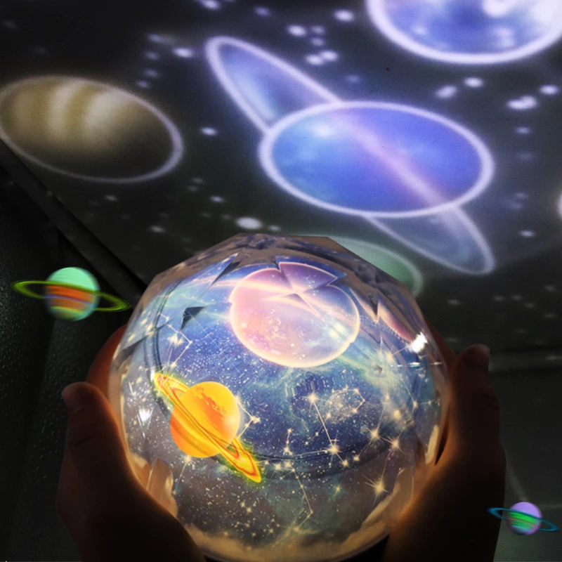 Креативный ночной Светильник звездное небо проектор новинка светящийся