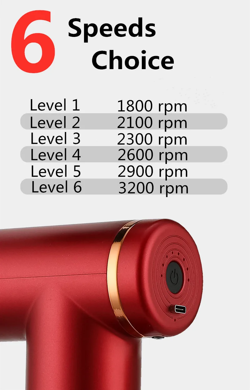 

Mini Massage Gun Percussion Deep Massager Muscle Tissue Vibrating Relaxing 2021