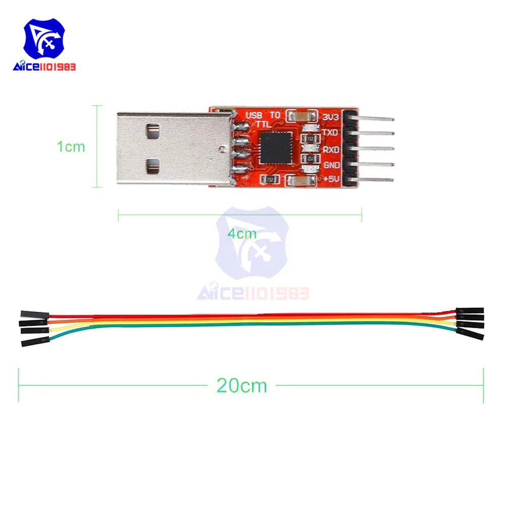 Diymore CP2102 USB UART TTL последовательный STC программируемый модуль PL2303 супер Линия кисти
