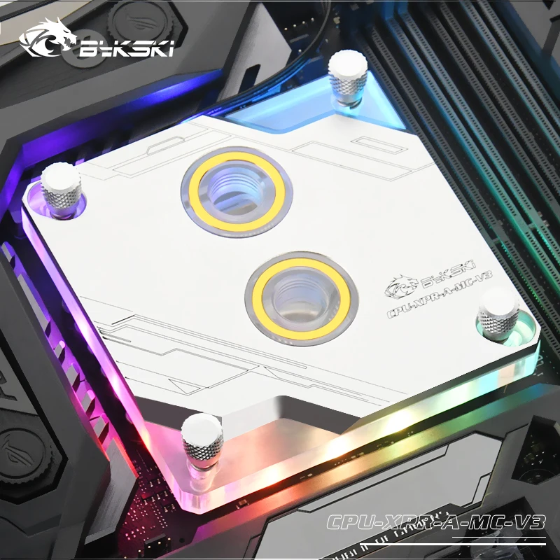Bykski CPU водный блок для Intel LGA 1700 1200 1150 1151 1155 2011 2066 охладитель процессора 5В 3pin 12В 4pin
