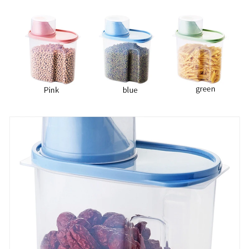 Пластиковый диспенсер для зерновых культур герметичный контейнер хранения