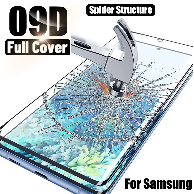 9D закаленное стекло для Samsung Galaxy S10 S20 Ultra Plus S10e S9 S8 Защита экрана Note 20 10 8 9