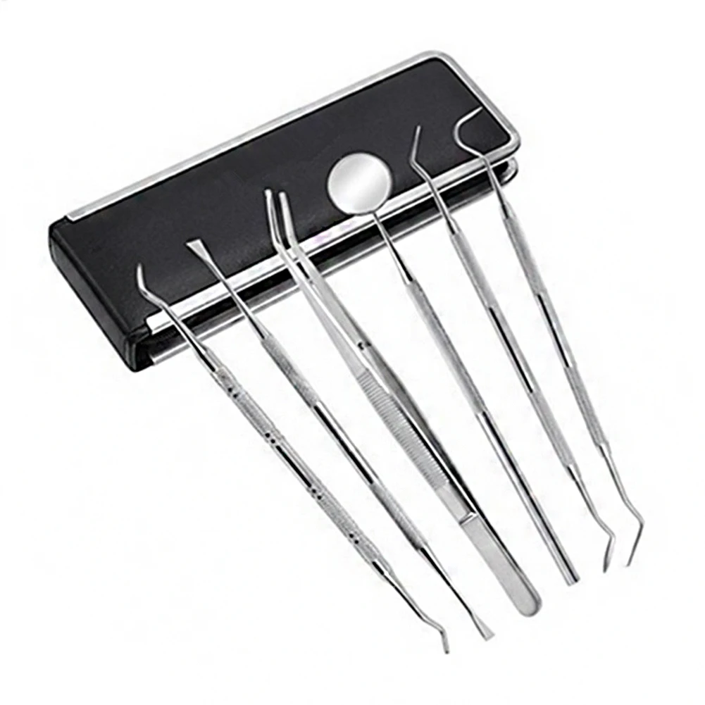 6 шт./партия инструмент для гигиены полости рта из нержавеющей стали средства