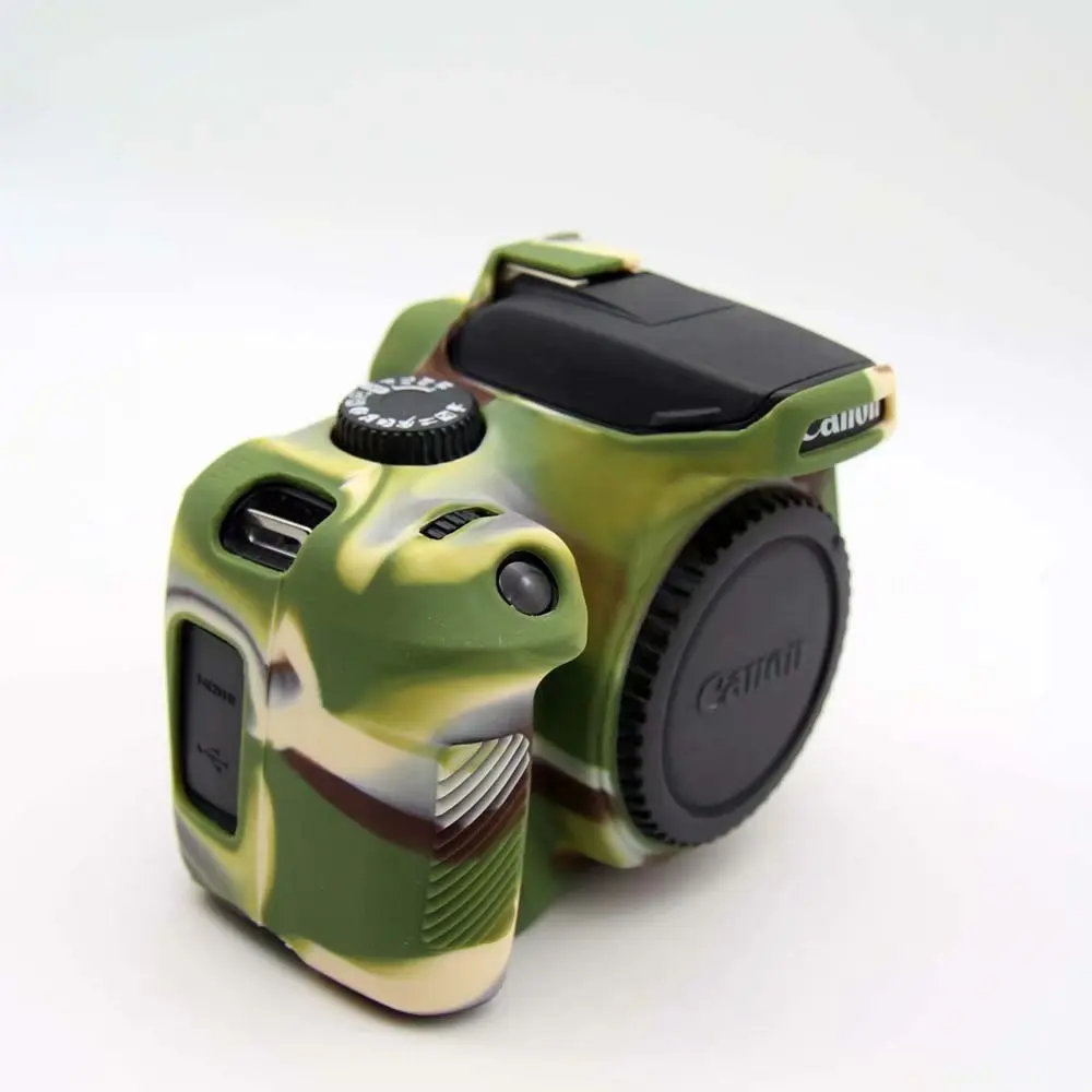 Силиконовая кожа брони чехол для камеры &amp 9H Закаленное стекло протектор экрана