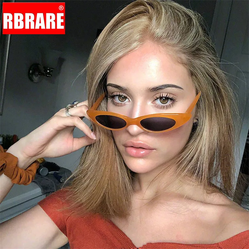 RBRARE мини-очки в оправе кошачий глаз женские пластиковые прозрачные маленькие