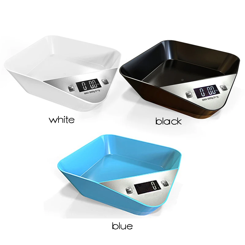 

Pet Smart Food Weighing Bowl Measure Food Weight Cats Dogs Multifunctional Digital Scale Pet Dog Cats Feeder Measuring Tool