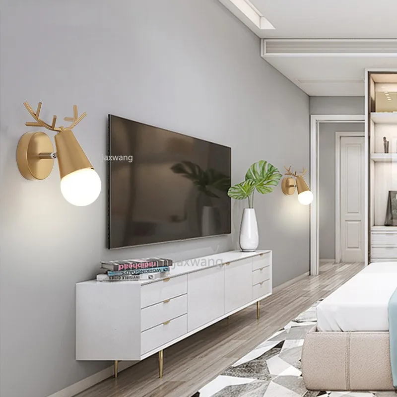 Скандинавский креативный настенный светильник простая лестница коридорные