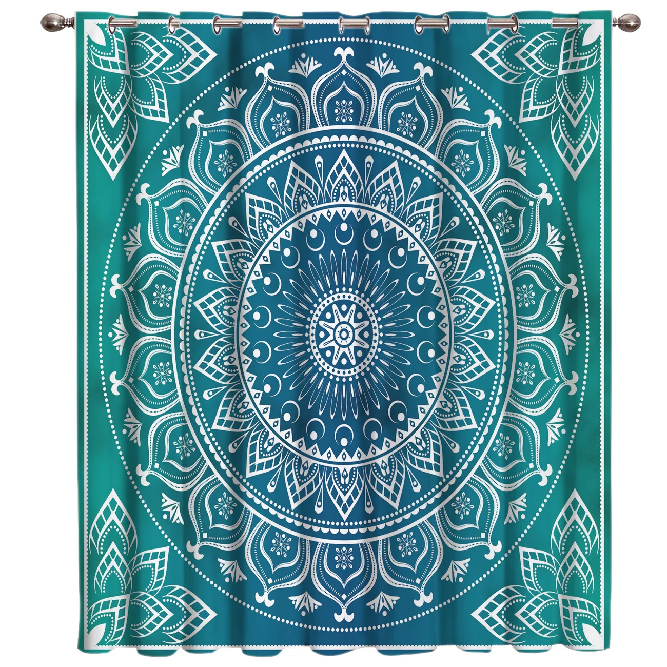 Мандала датура буддизм этнические оконные шторы подделка темная гостиная ванная