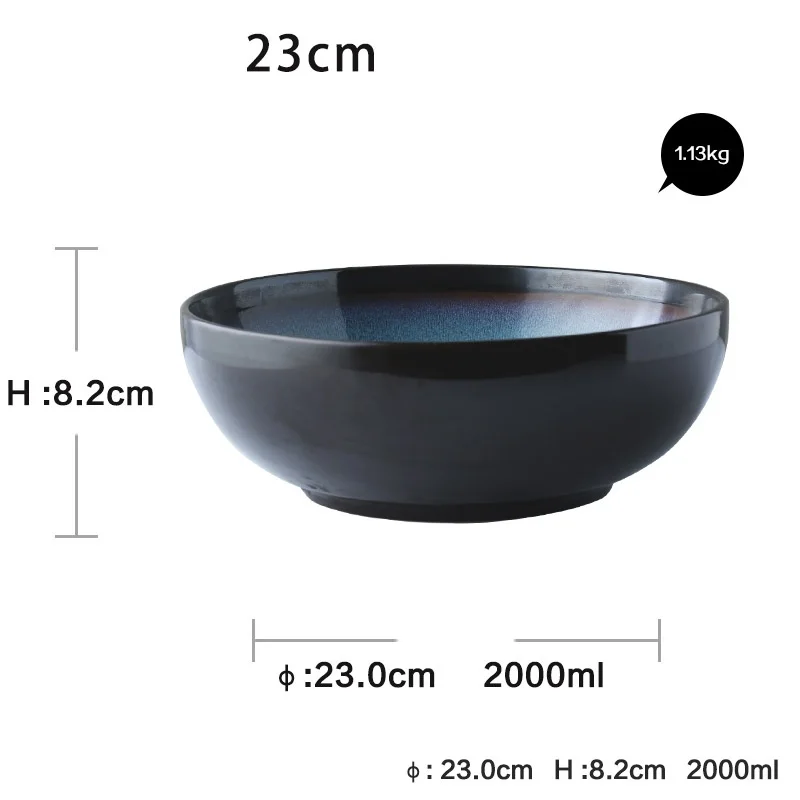 Креативная керамическая миска для супа Салатница бытовая большая лапши яиц и