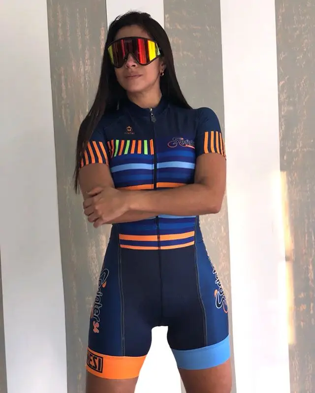 skinsuits 4 Frenesi colombia триатлонный костюм цельный велосипедные костюмы женские с коротким рукавом велокостюм комбинезон Ropa Ciclismo набор гель - Цвет: skinsuits 4