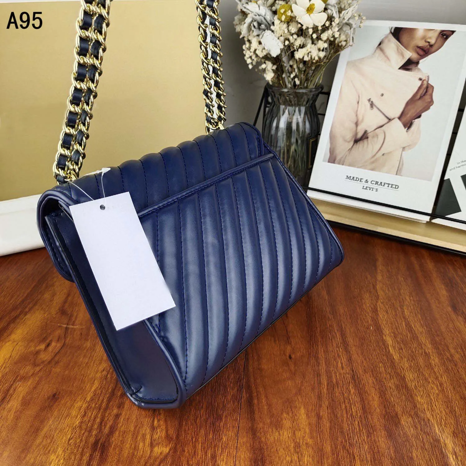 

LLuxury Jewelry Ladies Multi-Layered Double Chain Shoulder Messenger Bag Designer Leather Dinner Party Bag Cosmetic Clutch