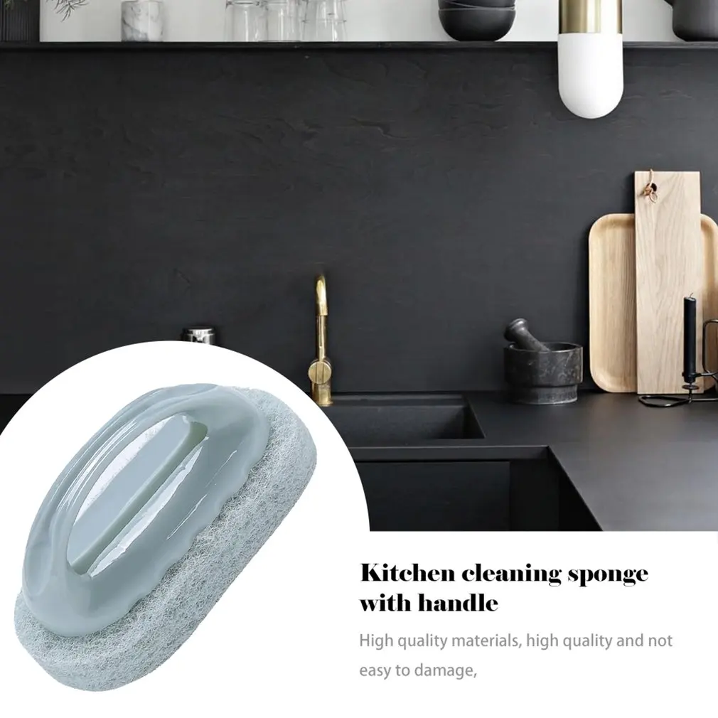 1 шт с ручкой щетка для ванны плитки обеззараживание кухни волшебный горшок губка