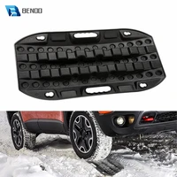 super tough nylon 58cm car recovery traction boards emergency mini size tracks traction mat for off road sand mud snow rescue