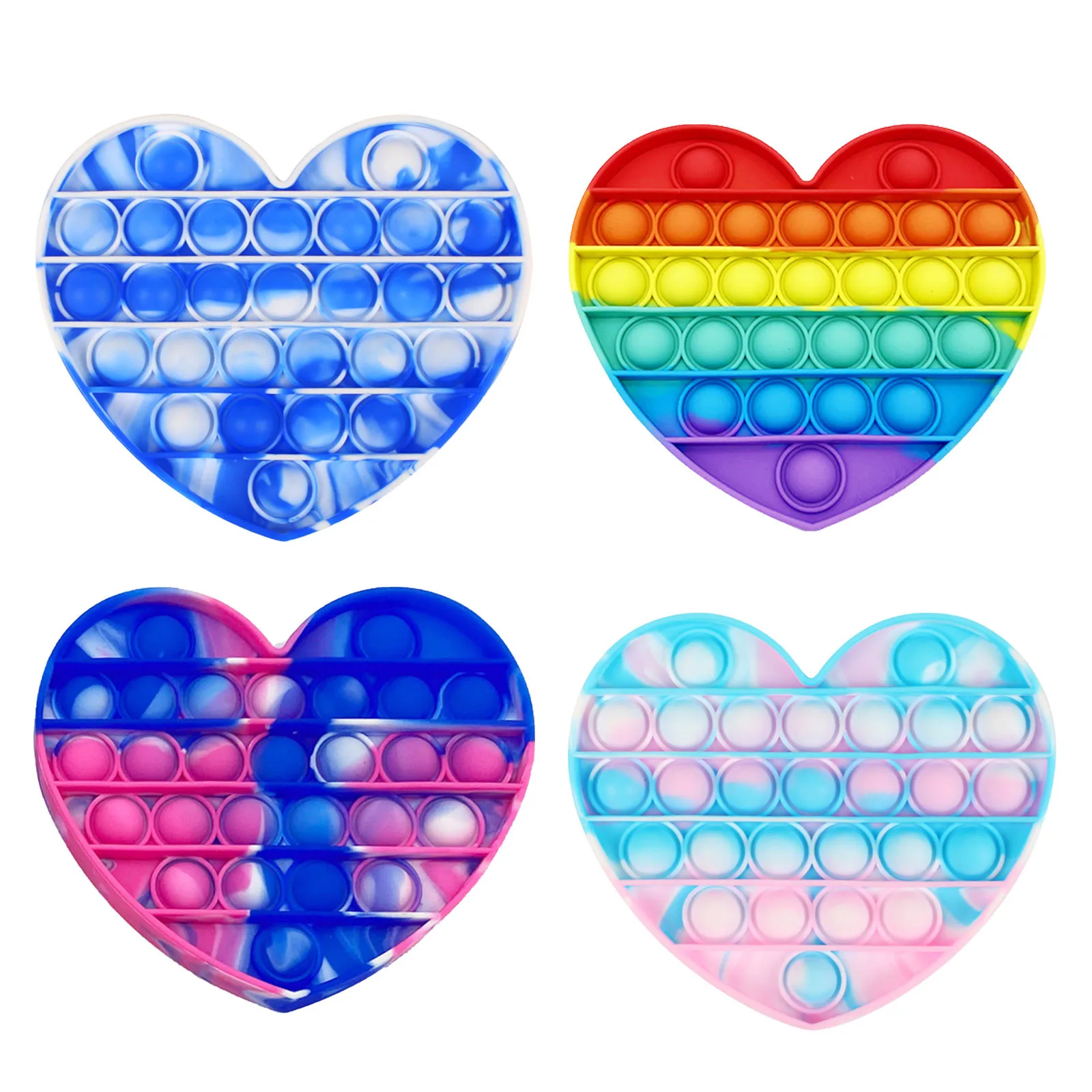 

Popit Hot Push Bubble Fidget Toys Adult Relief Antistress PopIt Soft Squishy Antistress Simple Dimple AntiStress Box Poppit #40