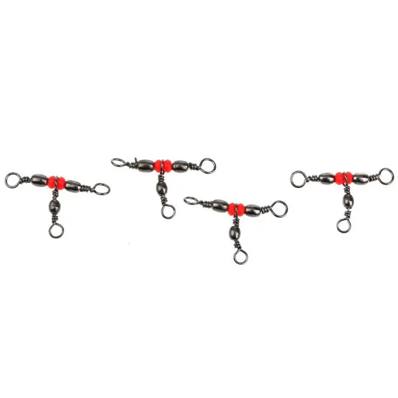 25 шт. 3-сторонние рыболовные Вертлюги Из Нержавеющей Стали тройной инструмент-19