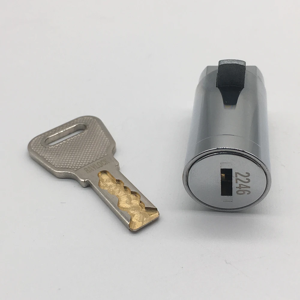 

RAYLOCK Brass Snake Key With 10k Key Combinations Plug Lock For Vending Machines