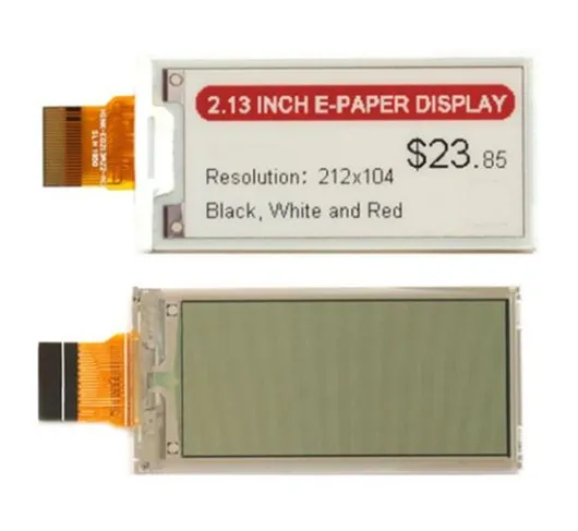 RPi 5 дюймовый 24PIN SPI черный белый красный ультратонкий E INK экран дисплея