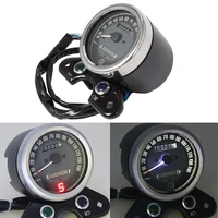 universal multifunctional led digital retro motorcycle speedometer usb interface turn lights motorbike odometer for cg125 gn125