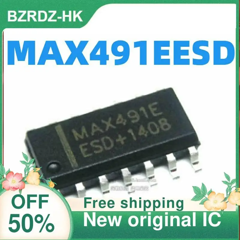 2 10 шт./лот MAX491EESD трансивер/приемник/Драйвер max491 патч sop 14|Пульты ДУ| |