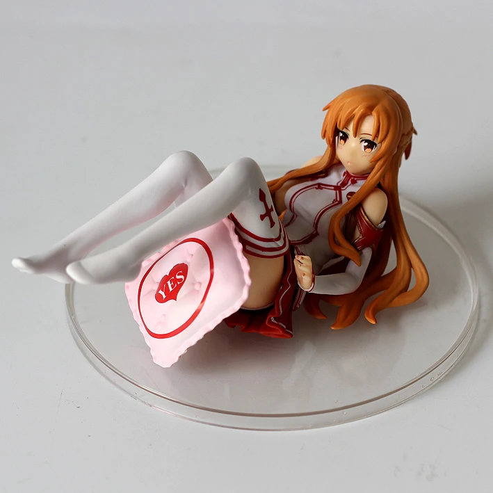 

Anime Sword Art Online Asuna Lying Posture Ver PVC Action Figure Collectible Model Doll Toy 16cm