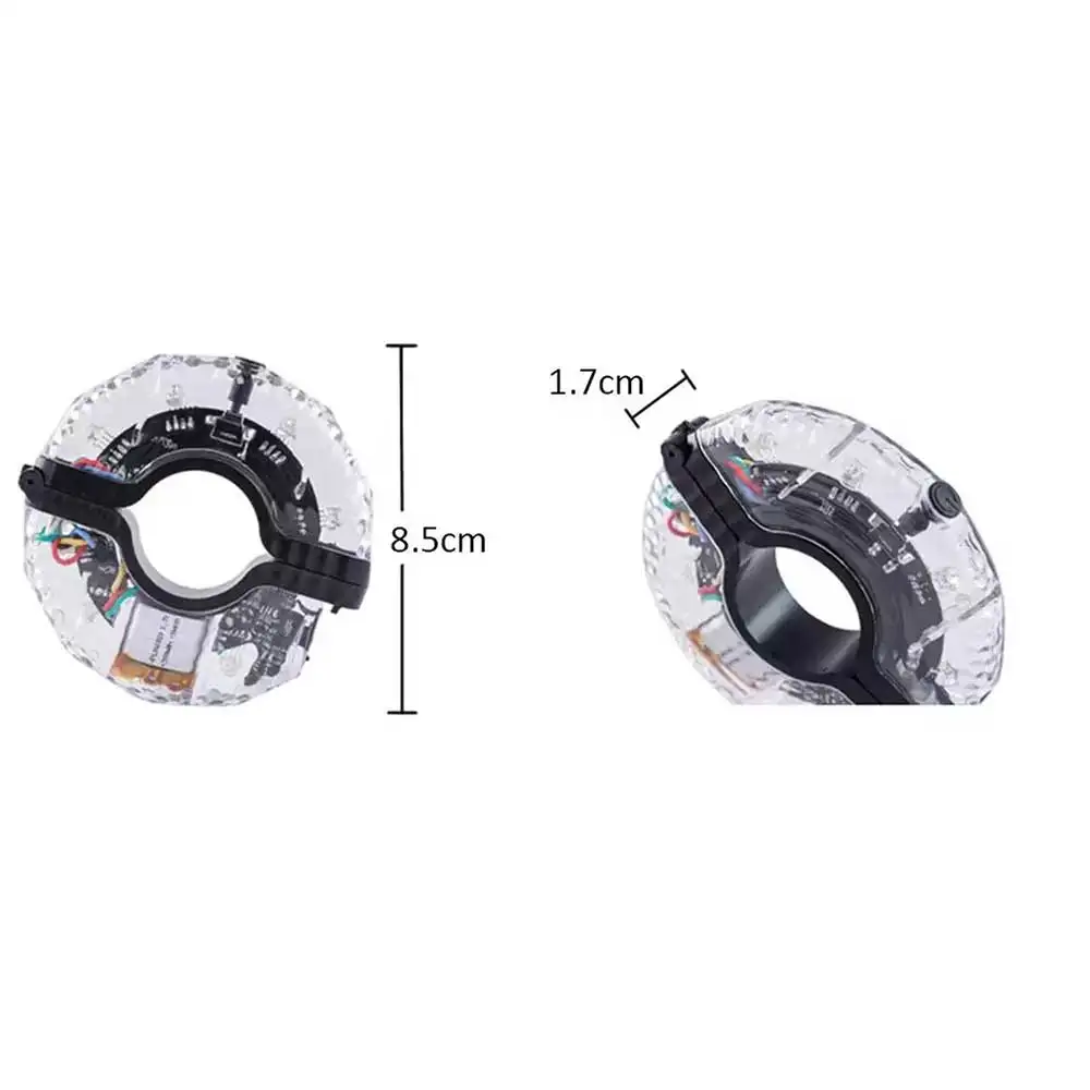 

Bike Wheel Hub Lights Waterproof LED Cycling Lights Rechargeable Colorful Bicycle Spoke Lights for Safety Riding Warning