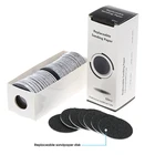 Сменная бумага для педикюра, 80 гритов, 100 Гбит, наждачная бумага, диск для ухода за ногами, инструмент для удаления огрубевшей кожи, кутикулы, 60 шт.