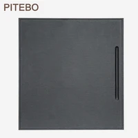 pitebo high grade business leather hotel front desk pad signature clip desktop writing large class pad fashion special price