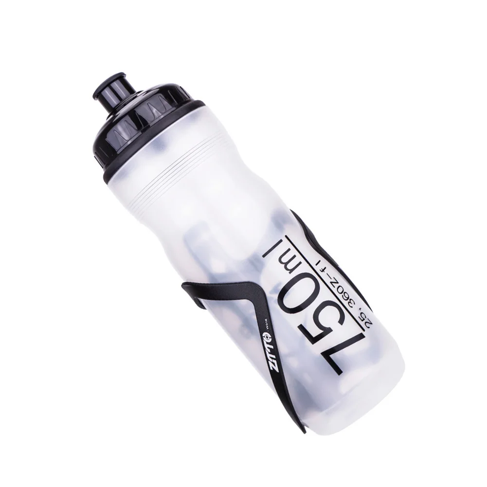 Bicycle 750ml Water Bottle 240*74*74mm Silicone For Mountain Road Bike Water Bottle Accessories